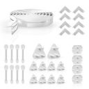 Lifelong Cuppy 30 Piece Baby Safety Proofing Kit|Drawer & Cupboard Lock...