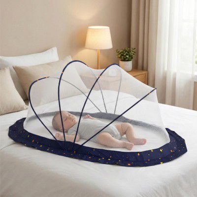 Lifelong Cuppy Baby Mosquito Net for Kids 0-2 Years | (Blue, LLCMNK02)