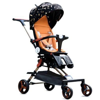 Lifelong Cuppy Baby Stroller 0-36 Months - 360° Rotational Seat & Ergonomic Design