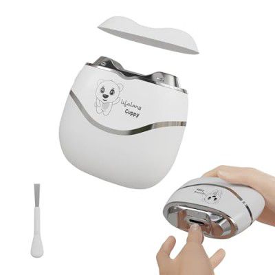 Lifelong Cuppy Electric Baby Nail Trimmer for Newborns to All Age - Baby Nail Care & Grooming Nail Cutter