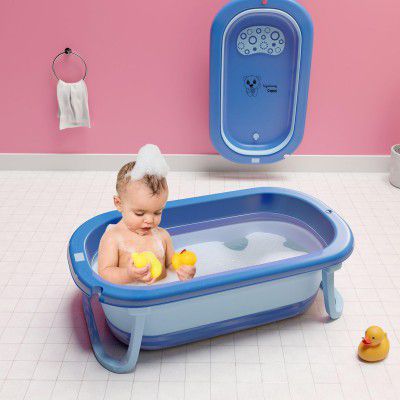 Lifelong Cuppy Foldable Baby Bath Tub for 0–3 Years | (LLCBBT22)