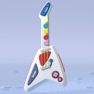 Lifelong Cuppy Kids Electric Guitar - 4 Modes| Musical Instrument Toy for Beginners, Ideal for Boys & Girls 