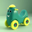Lifelong Cuppy Smiling Ride-On for Kids|Baby Car Ride On| (LLCKSR01)...