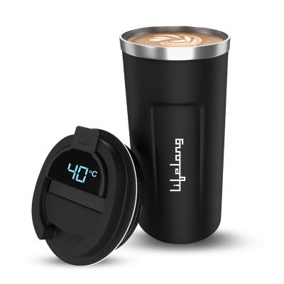 Lifelong Double Insulated Stainless Steel Mug with Temperature - 510 ml