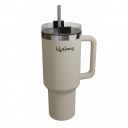 Lifelong Double-Walled Vacuum Insulated Tumbler with Unbreakable Lid & Straw 1200ml | Keeps Drinks Hot for 8 Hours & Cold for 12 Hours | Durable Stainless Steel Tumbler with Comfort-Grip...