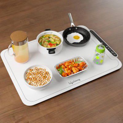 Lifelong Electric Food Warmer - 250 W Food Warmer with LED Display - (White, LLEFW09)