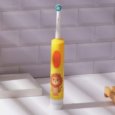 Lifelong Electric Toothbrush with Free Clove Dental Health Plan for Kids (3+ Years) ( Yellow, LLDC99)