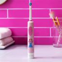 Lifelong Electric Toothbrush with Free Clove Dental Health Plan for Kids (3+ Years) with Animated sticker for Designing your Toothbrush | 2 Extra Soft Brush Heads|2 min Smart Timer|Rotary Toothbrush E...