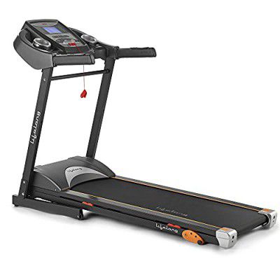 Lifelong Fit Pro Manual Incline Peak DC Motorised Treadmill for Home Use, Free Installation Assistance