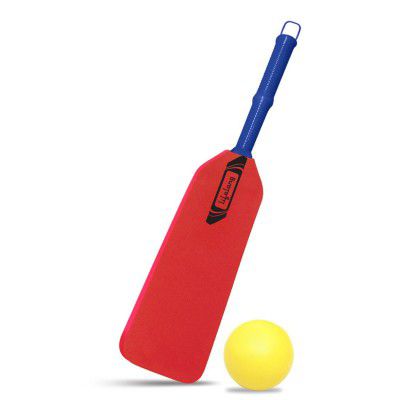 Lifelong Foam Cricket Bat & Ball Set for Kids with Easy-Grip Handle for Kids 1–4 Years | Red