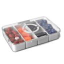 Lifelong Fridge Storage Box With 4 Removable Containers Kitchen Storage And Refrigerator Shelf Use...