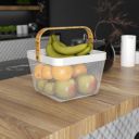 Lifelong Fruit Basket for Dining Table & Kitchen Storage| Mesh Open Storage Bin| Fruit & Vegetable Basket...