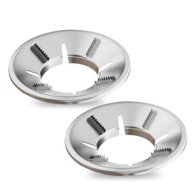 Lifelong Gas Burner Stand | Pack of 2 | Gas Saver Jali | Stove 2 Burner (LLGSS03,Silver)