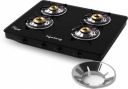 Lifelong Gas Stove with Toughened Glass Top (4 Burners)...
