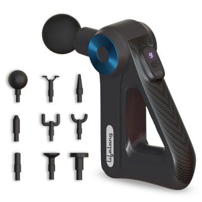 Lifelong Gun Massager for Pain Relief with 9 Massage Heads Massage Gun Machine