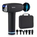 Lifelong Gun Massager | Percussion for Full Body Pain Relief | 6 Heads | LED Touch | 30 Speed Levels | Premium Bag | (LLGM09, Black)...