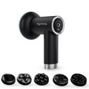 Lifelong Handheld Wireless Rechargeable Massager for Pain Relief, Body Massager Machine with 4 Massage Heads (LLGM126, Black)...