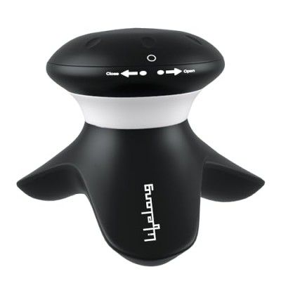 Lifelong Head & Body Mini Massager - Head Massage Machine for Stress Relief - Relaxing Vibration Machine (LLM774, Black)