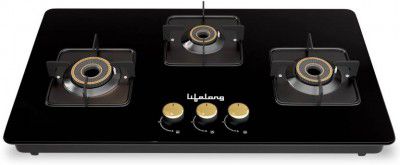 Lifelong HobTop Gas LLHT005 Glass Automatic Hob (3 Burners)