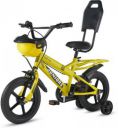 Lifelong Junior’s Ride 14T with Back Seat & Support, 14 T Road Cycle (Single Speed, Yellow)...