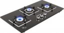 Lifelong Lexus LLHT003 Toughened Glass Counter Top Hob Top Cooktop (3 Burner) Glass Manual Hob (3 Burners)...