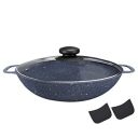 Lifelong LLCKDCK02 Aluminium Die Cast Kadhai with Lid| 22 CM| 2.2 Litre Capacity| Non-Toxic| Gas Stove Safe | Hot Plate Safe | Scratch Resistant (Grey)...