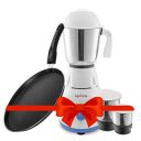 Lifelong LLCMB03 500 W Mixer Grinder (White, 3 Jars) & Non stick Tawa Super Combo...