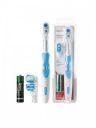 Lifelong LLDC45 Ultra Care Battery Operated Toothbrush with Replaceable Brush Head - White...