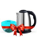 Lifelong LLEKC01 Stainless Electric Kettle 1.5 Litre 1500W for Boiling Water, making tea and coffee etc. and Mini Chopper Combo for Kitchen, 1 Year Manufacturers Warranty...