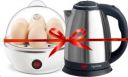 Lifelong LLEKEB01 1.5 L Electric Kettle (Silver) & Egg Boiler Super Combo...