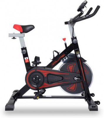 Lifelong LLF45/LLF45 FIT PRO EXERCISE SPIN BIKE Upright Stationary Exercise Bike (Black)