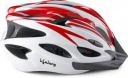 Lifelong LLFAH02 Adjustable Mountain Bike Cycle Helmet with Padding & Detachable Visor Cycling (White, Red)...