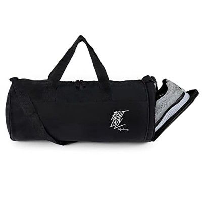 Lifelong LLGB02 Gym Bag|Unisex Gym Bags (Black, 6 Months Warranty)