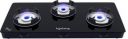 Lifelong LLGS50 Acer Slim 3 Burner Glass Manual Gas Stove ...