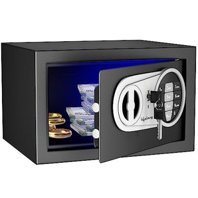 Lifelong LLHSL03 8.6Litres Home Safe Electronic Locker, (1 Year Warranty, Black)