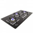 Lifelong LLHT913 Sigma Auto Ignition Counter-Top Hob Top| High Efficiency 3 Burner| Sleek Design| Toughened Glass Top Cooktop (Black, 1 Year warranty)...