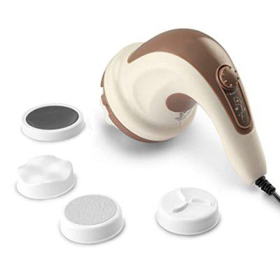 Lifelong LLM27 Corded Electric Handheld Full Body Massager With 4 Massage Heads