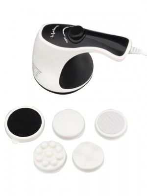 Lifelong LLM423 Manipol Handheld Electric Body Massager - Black & White