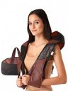 Lifelong LLM495 Neck-Shoulder & Back Massager with Electric Heat Therapy - Brown...