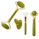 Lifelong LLM540 Manual Jade Roller & Gua Sha Set|Reduces Puffiness, Improves Blood Circulation, Relaxes Muscles|Facial Massage Roller|Facial Tool...