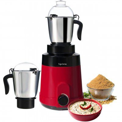 Lifelong LLMG1000 Hulk 1200 W Mixer Grinder | 2 Stainless steel Jars