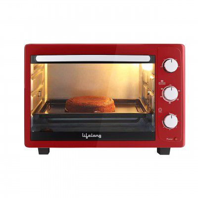 Lifelong LLOT20 20 Litres Oven, Toaster & Griller with Auto Shut Off, OTG Oven for Baking Cake, Pizza, Grilling and Toasting