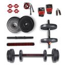 Lifelong LLPVCHGC04 PVC Home Gym Set 10kg Plate...