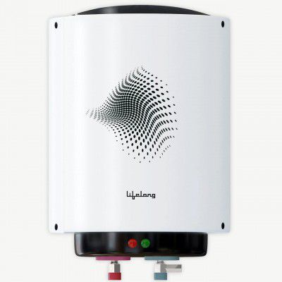 Lifelong LLSWH10 Aqua 10L Storage Metal Body Vertical Water Heater (Geyser) |3 Star BEE Rating| 2000W