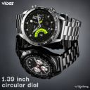 Lifelong Luxury with Metal Case & Stainless-Steel Strap Smartwatch  (Black Strap, Free)...