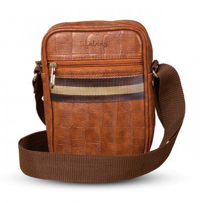 Lifelong Men's and Women's Genuine Leather Sling Bag 