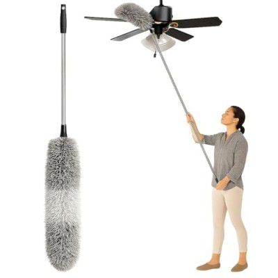 Lifelong Microfiber Feather Duster with Bendable & Extendable Telescopic Rod