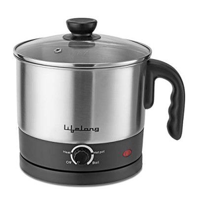Lifelong Multifunction Cooker/Kettle 1.5 litres (Best for Boiling Milk, Eggs, Soup and Maggi/Noodles), (LLMC01)