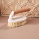 Lifelong Multipurpose Cleaning Brush with Wooden Handle & Strong Bristles ...