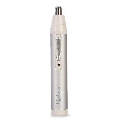 Lifelong Nose Trimmer for Men | 1 Year Warranty | Nose Hair Trimmer (LLPCM03, Silver)